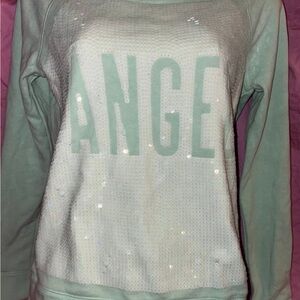 Victoria’s Secret mint green sequin bling sweater size XS